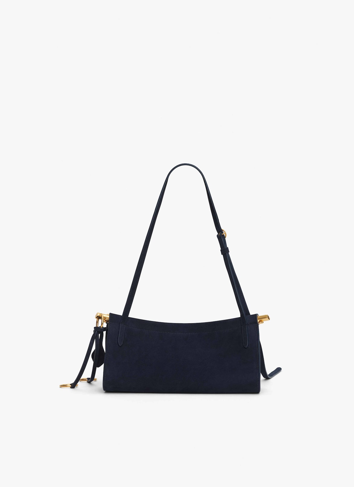 LE CLICK EAST WEST SMALL BAG IN SUEDE ALAÏA MIDNIGHT LE CLICK EAST WEST SMALL BAG IN SUEDE